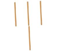 DEARMAMY 4pcs Portable Bamboo Massager Stick Non-Slip Handle Deep Tissue Massage Tool for Back Face and Neck