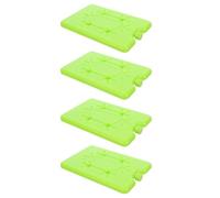 DEARMAMY 4pcs Reusable Freezer Packs 200ml Pe Material Ice Blocks for Lunch Boxes and Drinks, Refreezable Cooler Ice Packs with Advanced Cooling for Picnics and Office Use