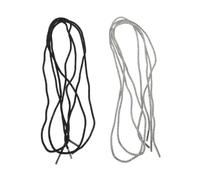 DEARMAMY 4pcs Rhinestone Shoe Laces Glitter Cord Laces 120cm round Rope 4mm Wide Black Rhinestones Pair for Boots and Hoodies Decorative Drawstring Replacement for Trendsetters and Young
