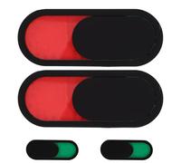 DEARMAMY 4pcs Sliding Door Privacy Signs Occupied in Use Meeting Indicators for Office Conference Room Restroom Black Design