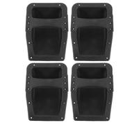 DEARMAMY 4pcs Sturdy Plastic Speaker Side Handle with Sturdy Construction and Simple Shape, Practical Replacement Handle for Amplifiers and Speaker Cabinets, for Live Sound and Stage Use