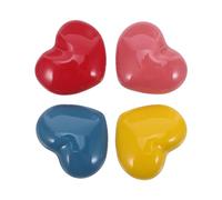 DEARMAMY 4pcs Toilet Flush System Replacement Love Heart Toilet Button Pusher Cute Helper