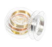 DEARMAMY 4Rolls Nail Art Copper Wire Decoration Fine Metallic Lines for DIY Nail Art Each of for Nail Decor and Charms