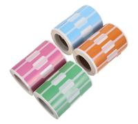 DEARMAMY 4rolls Removable Adhesive Price Stickers for Jewelry Ring Necklace Small Price Tags Write Labels