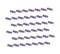 DEARMAMY 50pcs Boxes Graduation Season Candy Box Supplies Corrugated Wishing Bridesmaid School Favors Tags First Leavers Treat Party Small Reception with Candy Holder Paper Purple