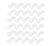DEARMAMY 50Pcs Elastic Aluminum Clips Fastening Clips for Home Use Durable Buckles for Compression and Support for Sprains and Strains Versatile Accessories for Daily Needs