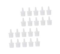 DEARMAMY 50Pcs Eyelash Glue Bottle Plug Replacement Nozzle Caps for Plastic Bottles Leak Sealers for Eyelash Adhesive Paint and Craft Glue Dispensing Durable Smooth Surface Compatible