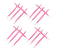 DEARMAMY 50pcs Nail Cuticle Stick Pink Exfoliating Manicure Tools with Cuticle Pusher and Rhinestone Picker for Nail Art and Dead Skin Removal Suitable for Professional and DIY Use