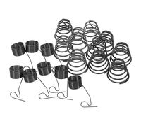 DEARMAMY 50pcs Old-Style Sewing Machine Tension Springs Replacement Heavy Duty Steel Check Springs for Smooth Thread Path and Universal Fit, for Maintaining and Upgrading Sewing Machines