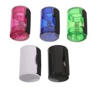 DEARMAMY 5pcs Finger Ring Shakers Plastic Rhythm Sand Shaker Set for Banjo Mandolin, Adaptable to Multiple Music Styles with Consistent Sound Quality, for Ensemble Performance and Recording