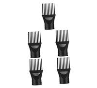 DEARMAMY 5Pcs Hair Dryer Nozzles Reusable Blow Dryer Comb Attachments Durable Hair Styling Tools for Smoother Compatible with Hair Dryers