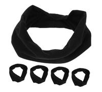 DEARMAMY 5pcs Kids Sports Headbands: Moisture Wicking Sweatbands for Boys Girls - Youth Football and Soccer Accessories - Elastic and Breathable Hairbands for Athletic Activities