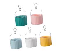 DEARMAMY 5pcs Makeup Sponges Box Cover Dustproof Beauty Egg Storage Expandable and Portable Sponge Case