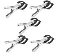 DEARMAMY 5pcs Multifunctional Sax Stainless Steel Clips Wind Instrument Repair Tools for Saxophone Clarinet Maintenance Accessories with Humanized Handle Design