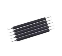 DEARMAMY 5pcs Nail Art Pen Double-ended Stylus Tools for Dot Painting Embossing Pattern Clay and Modeling