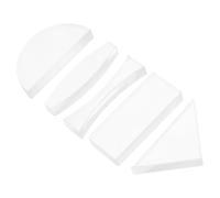 DEARMAMY 5Pcs Physical Optical Lens Set for Science Education - Convex Concave Half-Circle Triangle Rectangle Lenses Kit for Physics Experiments and Teaching Equipment