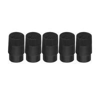 DEARMAMY 5pcs Plastic Knob Cap for Half-shaft Potentiometer, Black Guitar Volume Control Knob with 12x20.5mm Size, Sturdy Plastic Material, Proper Fit and Versatile Application for Electric
