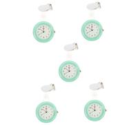 DEARMAMY 5pcs Portable Nurse Watch Pocket Watch for Nurses Women Clip Pendant Hospital Supply Buckle Design