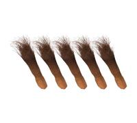 DEARMAMY 5pcs Realistic Palm Tree Bark Decor with Natural Palm Fiber Material, Coffee Colour, Unique Alternative to Traditional Landscaping Materials Providing Sufficient Coverage