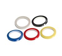 DEARMAMY 5pcs Violin Fingerboard Guide Tape for Beginners PVC Colorful Sticker Set for Note Positioning Violin and Cello Fingerboards Easy to Apply and Remove Vibrant Colors for Learning