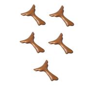 DEARMAMY 5pcs Wooden Gua Sha Muscle Scraper Tool Mermaid Tail Shaped Guasha Massage Scraper for Face and Body Muscle Relief Use for Neck and Back Massage Natural Wood Material