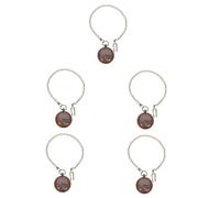 DEARMAMY 5pcs Wooden Pocket Watch Retro Style Hanging Watch for Men for Vintage Decor and Special Occasions