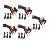 DEARMAMY 5sets 4pcs Lead Wire with Pin Connectors for Therapy Machines Durable and Construction for Massage and Improvement 4pcs*5