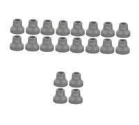 DEARMAMY 5sets 4pcs Non Slip Cane Tips Durable Crutch Foot Covers for Enhanced Grip and Stability for Hiking and Trekking Protects Against Mud 4pcs*5