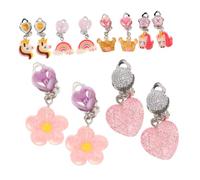 DEARMAMY 6 Pairs Non Pierced Clip Earrings for Cute Jewelry Comfortable Ear Clips for Dress Up Parties Everyday Wear Inspiring Creativity and Style