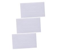 DEARMAMY 600pcs Double Sided Ruled Index Cards Lined Flashcards for Studying Office School and Home Use Oil-Resistant Paper Easy to Carry for Note Taking and Memory Learning