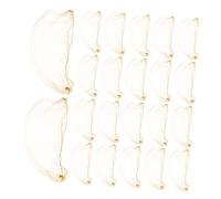 DEARMAMY 60pcs Gold Ballet Hair Nets High Elastic Invisible Hair Bun Covers for Women Accessories for Updos Dance Performances and Everyday Styling