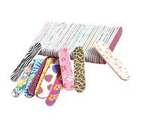 DEARMAMY 60Pcs Small Double-Sided EVA Nail Files Strips Mini Sponge Nail Buffers for Manicure Polishing False Art Supplies