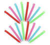 DEARMAMY 60pcs Spiral Hair Perm Rods Curling Spiral Rollers Perm Rods for Braids Hair for Creating at Home