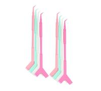 DEARMAMY 60pcs Y-Shaped Eyelash Lifting Tools for Lash Lift Eyelash Grafting Sticks Practical Female Assistance Tools in Extensions Scenario Random Color