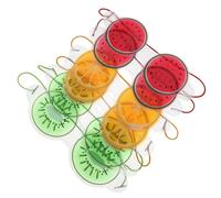 DEARMAMY 6Pcs Cartoon Ice Eye Mask Reusable Cold Compress Sleeping Eye Patches for Puffiness Dark Circles Cute Lemon Watermelon