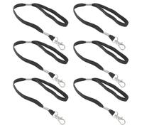 DEARMAMY 6pcs Ski Glove Wrist Straps Elastic Removable Mitten Leashes with Clips for Winter Ski Equipment Safety and Anti-lost Use