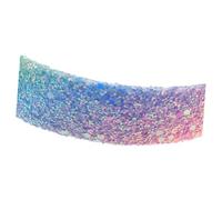 DEARMAMY 6pcs Sparkly Iridescent Headbands for Little Wide Glitter Hairbands with Rainbow Sequin Design Comfortable High Crown Style for Birthday Parties and Daily Wear