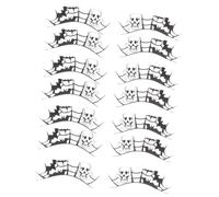 DEARMAMY 7 Pairs Halloween False Eyelashes Creative Art Eyelashes for Party Props and Stage Makeup Women Halloween Accessories Soft Fake Lashes