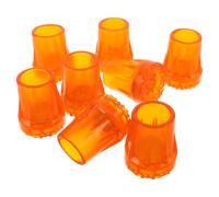 DEARMAMY 8Pcs 28Mm Non-Slip Oxford Rubber Crutch Tips Replacement Ends for Walking Canes, Hiking Poles, and Underarm Crutches Accessories