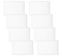 DEARMAMY 8Pcs Bamboo Fiber Dual-Sided Kitchen Cleaning Sponge Cloths Non-Scratch Dish Washing Scrub Sponges for Daily Use Compact Reusable Wok Cleaning Accessories