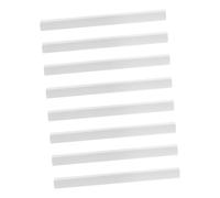 DEARMAMY 8pcs Dustpan Rubber Edge Replacement Strips Soft Pressing Lip for Waste Collection and Dust Prevention for Home Garden and Commercial Use
