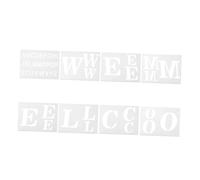 DEARMAMY 8pcs Large Reusable Welcome Letter Stencils for Painting DIY Home Wall Crafts Templates for Creative Holiday Decoration