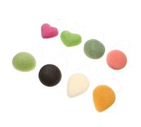 DEARMAMY 8pcs Makeup Removal Sponge Face Wash Cleansing Sponges Puff for Gentle Exfoliating Cleaning in Shower Routine Random Color