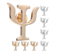 DEARMAMY 8pcs Psychology Themed Brooches for Suit Jacket Accessory Collar Pin for Men and Women's Collar Pin Party Badge Brooch for Events Costume Lapel and Shirt Accessory