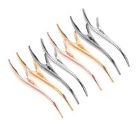 DEARMAMY 8pcs Vintage Hair Clips for Women Retro Hair Accessories Gunmetal Elegant Styling Tool for Parties Weddings Everyday Use