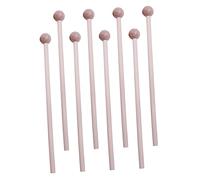 DEARMAMY 8Pcs Wood Mallets Percussion Sticks Music Instrument Accessories for Boy Girl Early Learning Creativity Hand-eye Coordination Hardwood Design