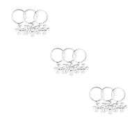 DEARMAMY 9pcs Creative Puzzle Keychains Set We Will Always Be Connected Letters for Silver Couple Key for Anniversaries Birthdays Valentine Day