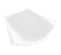 DEARMAMY A4 Double-Sided Adhesive Tape Sheets, High Temperature Resistant, Bubble-Free, 10pcs for Identification Badges, Office Use, and Sturdy Mounting