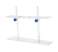 DEARMAMY Acrylic Laboratory Funnel Support Stand 4-Hole Rack 500Ml Funnels with 55Mm Diameter Holes for School Science Lab Liquid Separation and Chemical Equipment Organization