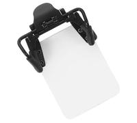 DEARMAMY Adjustable Eye Blinder Patch for Shooting Glasses Frames, White Abs Material Occluder Clip Patch with Optimized Goal Recognition and Quick Switching for Target Practice